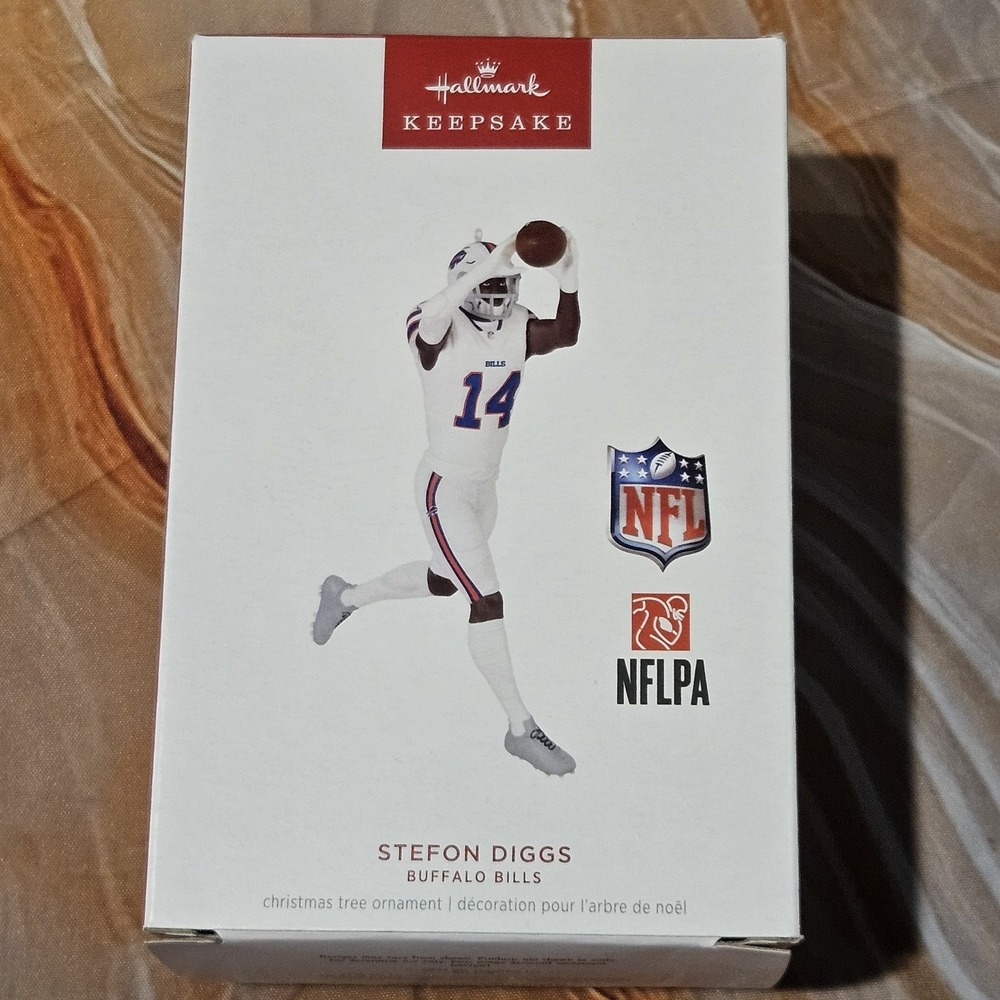 Hallmark Keepsake Stefon Diggs Buffalo Bills Ornament 2024 NFL NFLPA